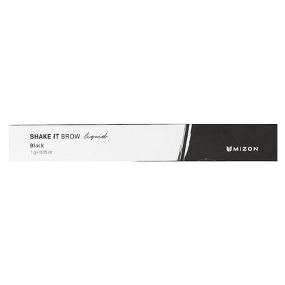 Mizon, Shake It Brow, Liquid, Black, 0.35 oz (1 g)