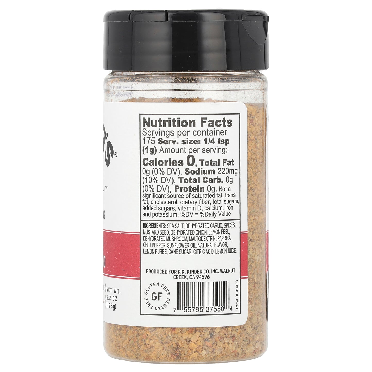 KINDER'S, Seasoning, The Steak Blend, 6.2 oz (175 g)