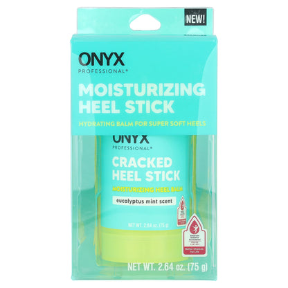 Onyx Professional, Moisturizing Heel Stick, Eucalyptus Mint, 2.64 oz (75 g)