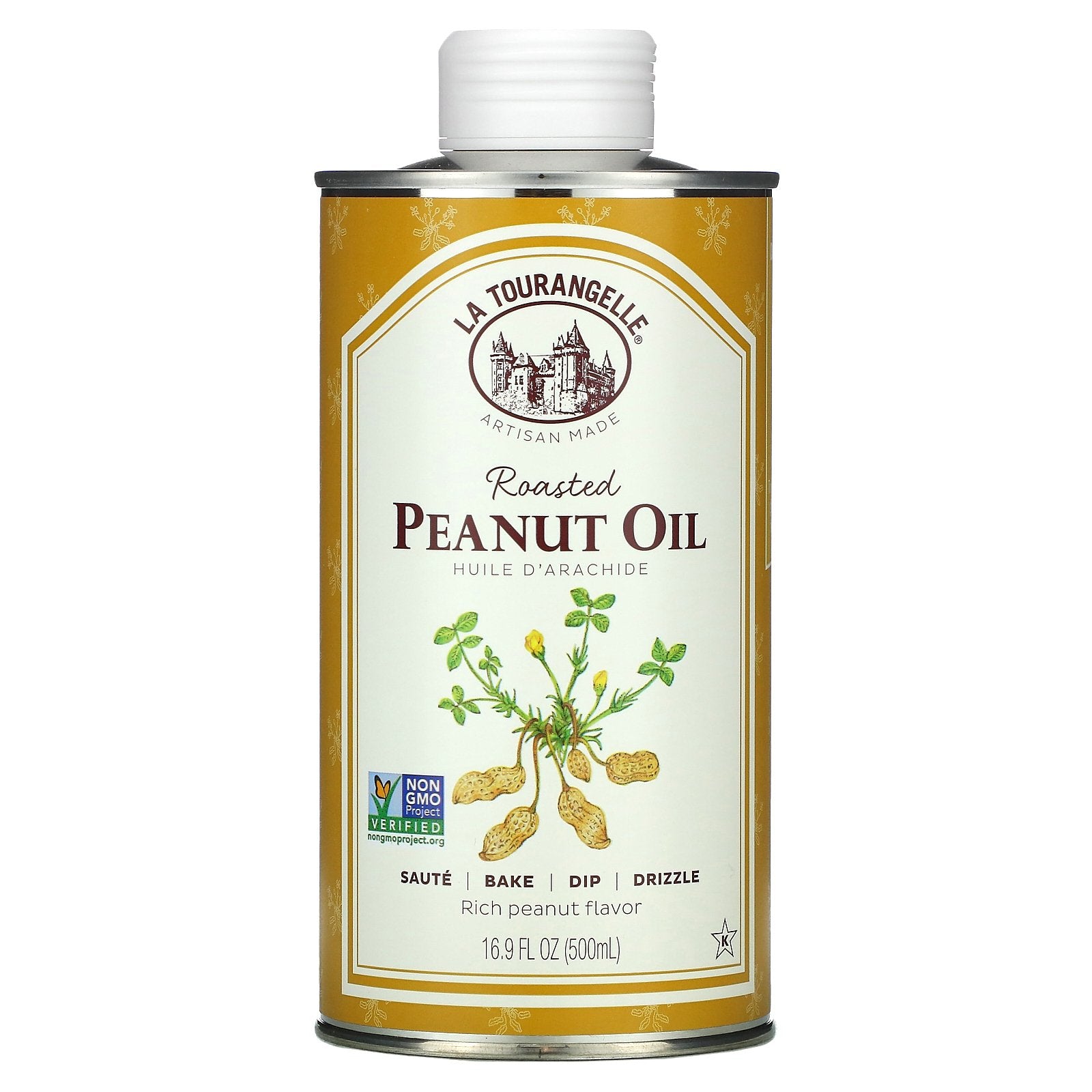 La Tourangelle, Roasted Peanut Oil, 16.9 fl oz (500 ml)