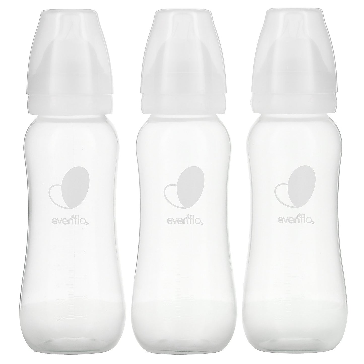 Evenflo Feeding, Balance+ Bottles, Standard, 0+ Months, Slow Flow, 3 Bottles, 9 oz (270 ml) Each