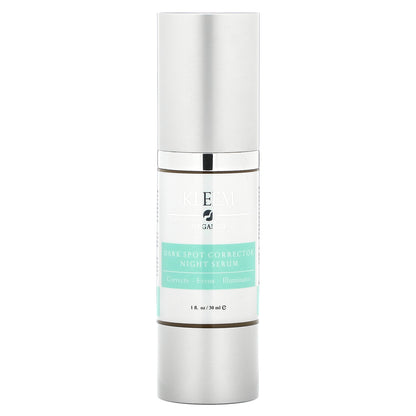 Kleem Organics, Dark Spot Corrector Night Serum, 1 fl oz (30 ml)