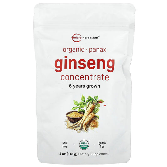 Micro Ingredients, Organic Ginseng Concentrate, 4 oz (113 g)