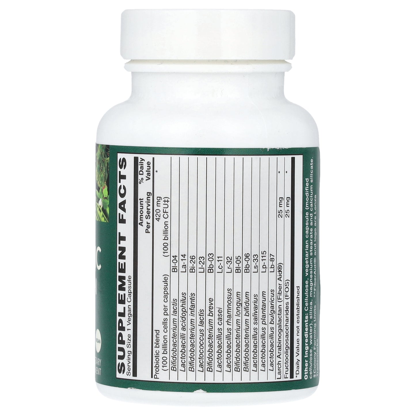 PlantFusion, Optimal Probiotic, 100 Billion CFU, 30 Vegan Capusules