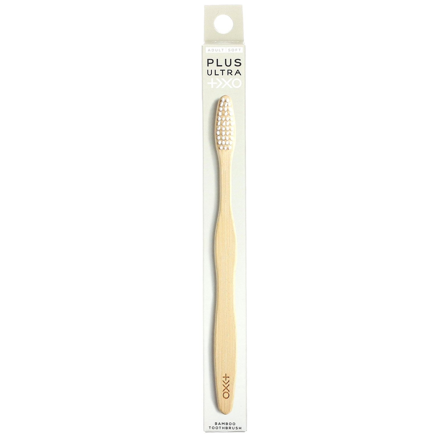Plus Ultra, Bamboo Toothbrush, +>XO, Adult, Soft, 1 Toothbrush