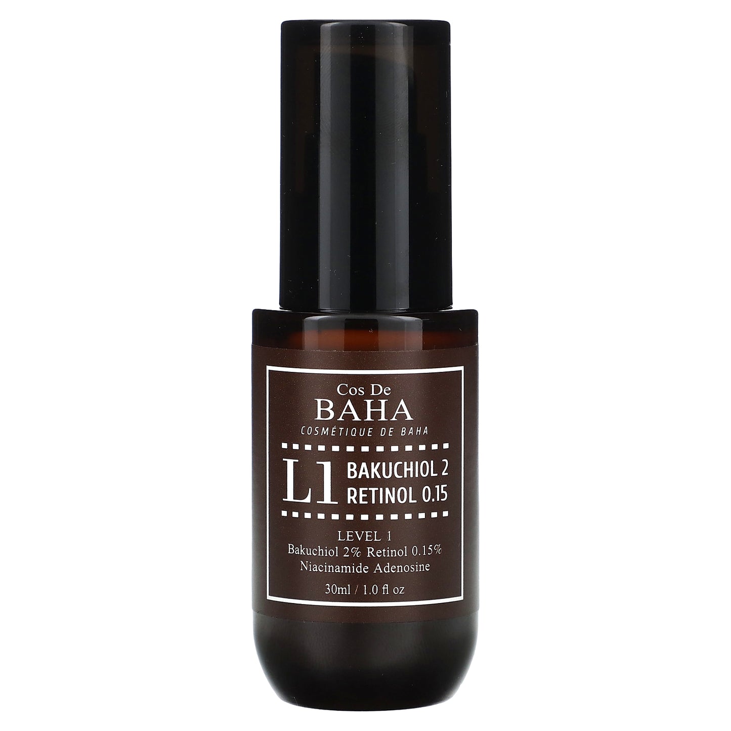 Cos De BAHA, L1, Bakuchiol 2 Retinol 0.15 Serum, 1 fl oz (30 ml)