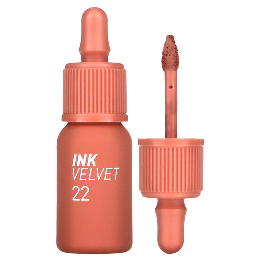 Peripera, Ink Velvet Lip Tint, 22 Bouquet Nude, 0.14 oz (4 g)