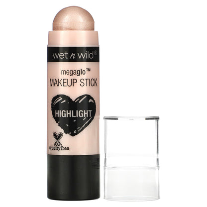 wet n wild, MegaGlo, Makeup Stick, Highlight, When The Nude Strikes, 0.21 oz (6 g)