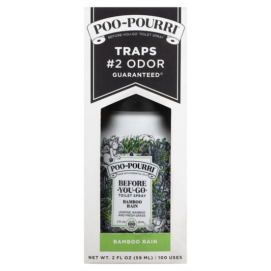 Poo-Pourri, Before-You-Go® Toilet Sprays, Bamboo Rain, 2 oz (59 ml)