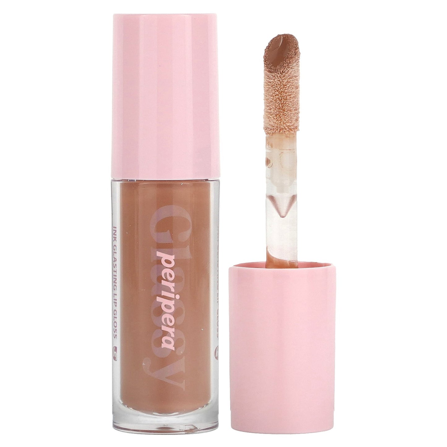 Peripera, Ink Glasting Lip Gloss, 02 Edge Nude, 0.15 fl oz (4.5 ml)