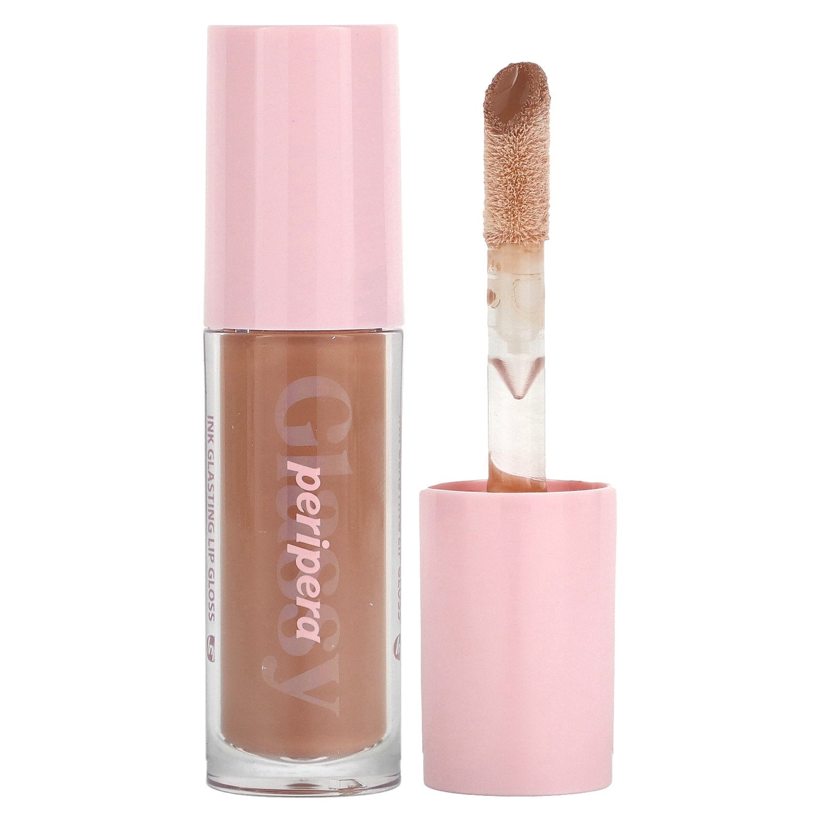 Peripera, Ink Glasting Lip Gloss, 02 Edge Nude, 0.15 fl oz (4.5 ml)