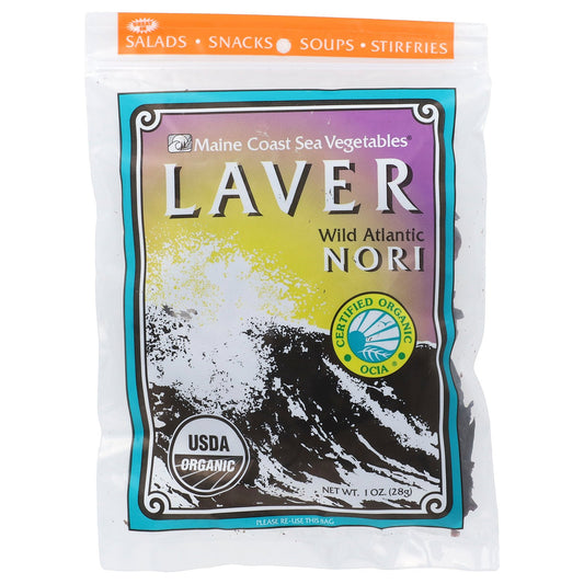 Maine Coast Sea Vegetables, Laver, Wild Atlantic Nori, 1 oz (28 g)