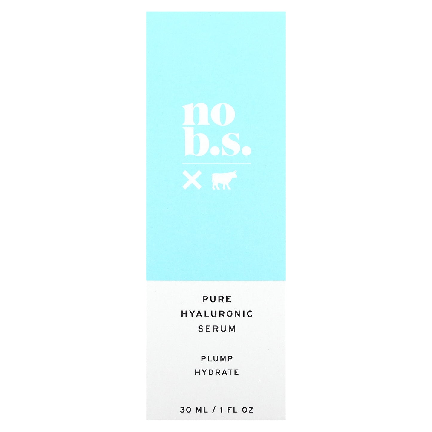 No BS Skincare, Pure Hyaluronic Serum, 1 fl oz (30 ml)