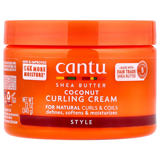 Cantu, Shea Butter, Coconut Curling Cream, 12 oz (340 g)