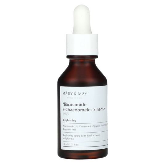 Mary & May, Niacinamide + Chaenomeles Sinensis, Serum, 1.01 fl oz (30 ml)