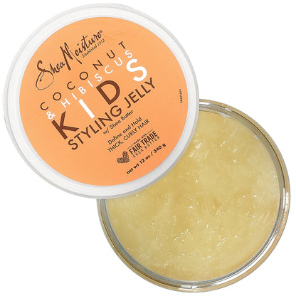 SheaMoisture, Kids Styling Jelly, Coconut & Hibiscus, 12 oz (340 g)