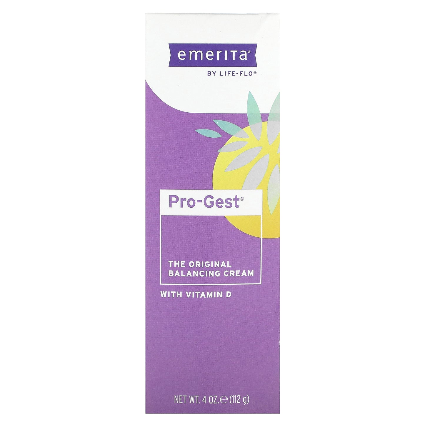 Emerita, Pro-Gest, Balancing Cream with Vitamin D3, 4 oz (112 g)