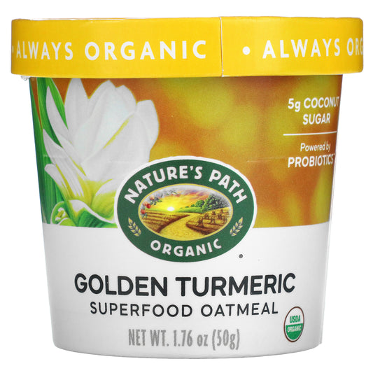 Nature's Path, Organic Golden Turmeric Superfood Oatmeal, 1.76 oz ( 50 g)