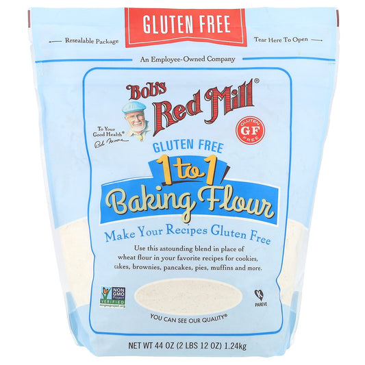 Bob's Red Mill, Gluten Free 1 to 1 Baking Flour, 44 oz (1.24 kg)
