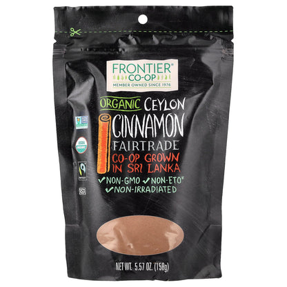 Frontier Co-op, Organic Fairtrade Ceylon Cinnamon, 5.57 oz (158 g)