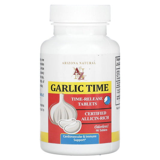 Arizona Natural, Garlic Time, 600 mg, 90 Tablets