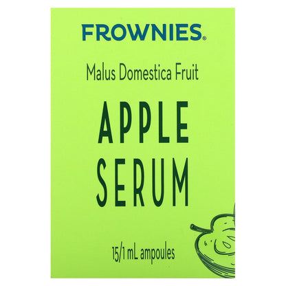 Frownies, Apple Serum, 15 Ampoules, 1 ml Each