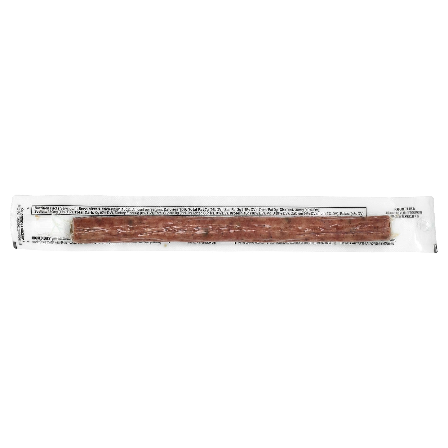 Chomps, Jalapeno Beef Stick, Medium, 1.15 oz (32 g)