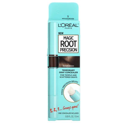 L'Oréal, Magic Root Precision, Medium Brown, 0.05 fl oz (15 ml)