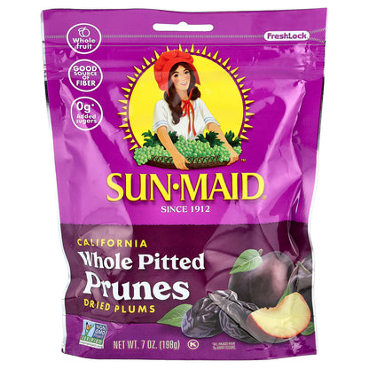 Sun-Maid, California Whole Pitted Prunes, Dried Plums, 7 oz (198 g)