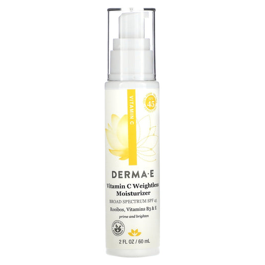 DERMA E, Vitamin C Weightless Moisturizer, SPF 45, 2 fl oz (60 ml)