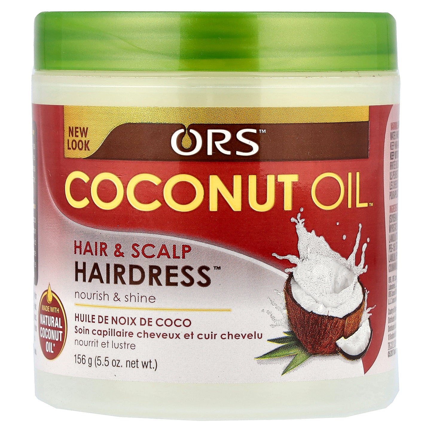 ORS, Coconut Oil™ Hair & Scalp Hairdress™, 5.5 oz (156 g)