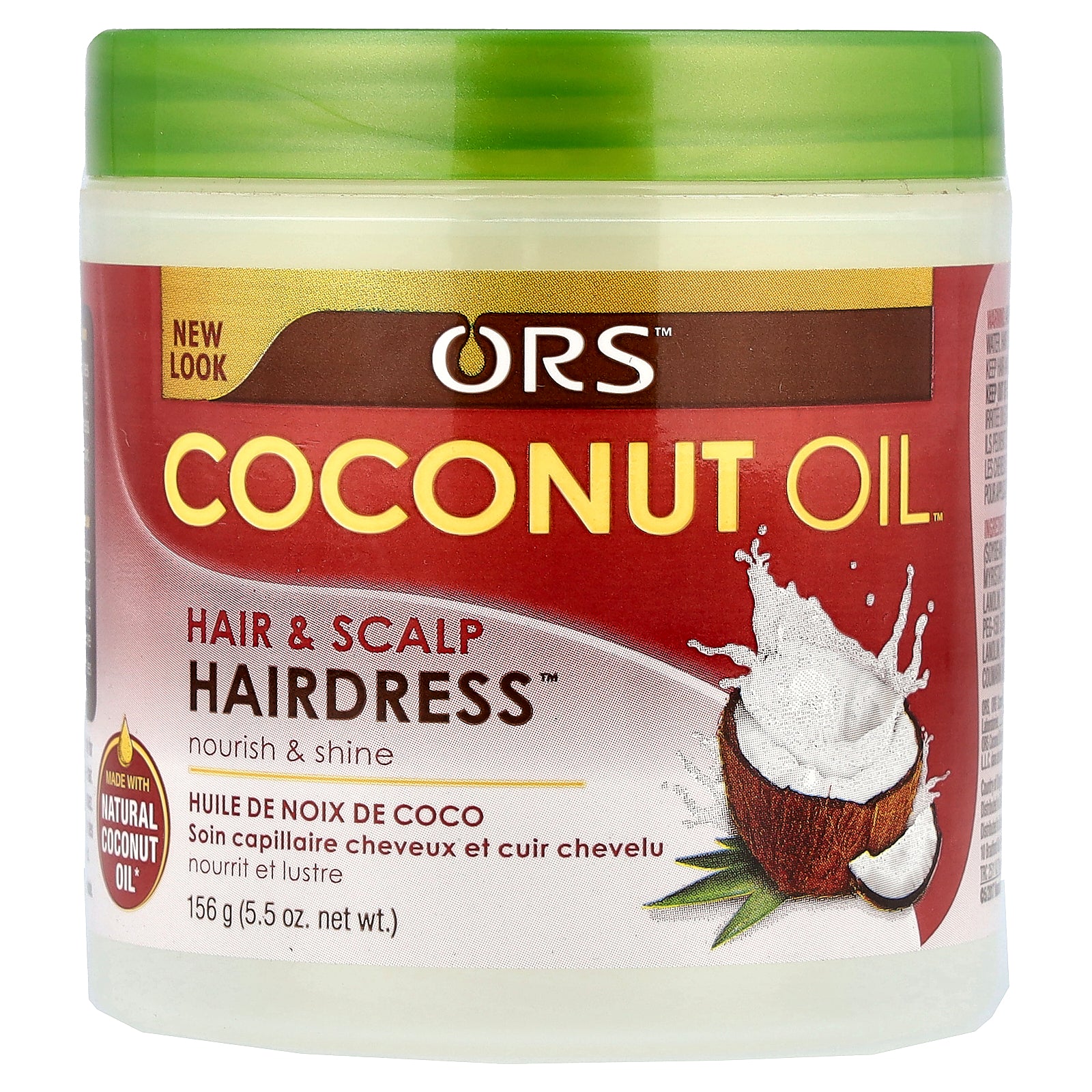 ORS, Coconut Oil™ Hair & Scalp Hairdress™, 5.5 oz (156 g)
