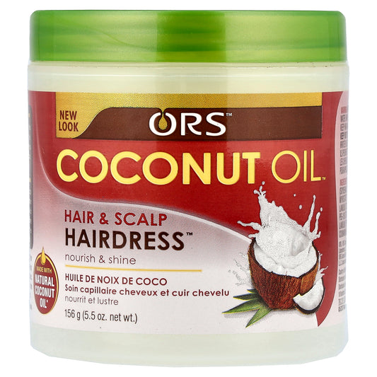 ORS, Coconut Oil™ Hair & Scalp Hairdress™, 5.5 oz (156 g)