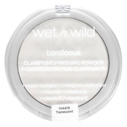 wet n wild, Barefocus, Clarifying Finishing Powder, 1114478 Translucent, 0.27 oz (7.8 g)