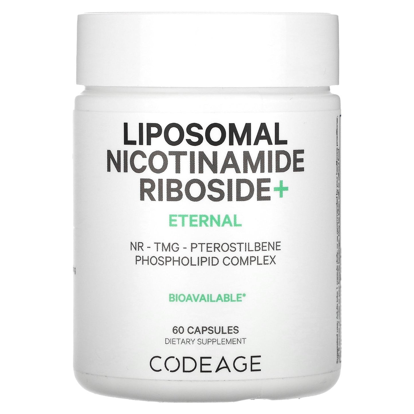 Codeage, Liposomal, Nicotinamide Riboside+, 60 Capsules