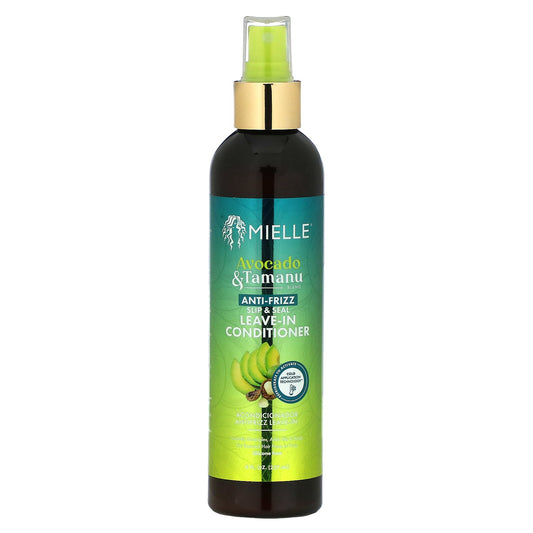 Mielle, Anti-Frizz Slip & Seal Leave-In Conditioner, Avocado & Tamanu , 8 fl oz (237 ml)