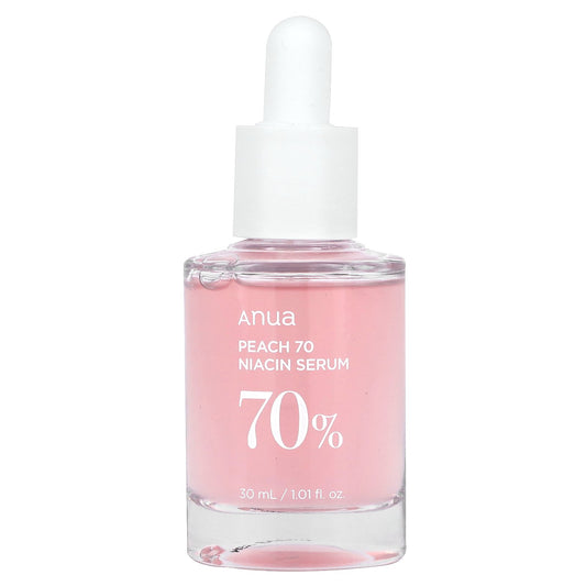 Anua, Peach 70% Niacin Serum, 1.01 fl oz (30 ml)