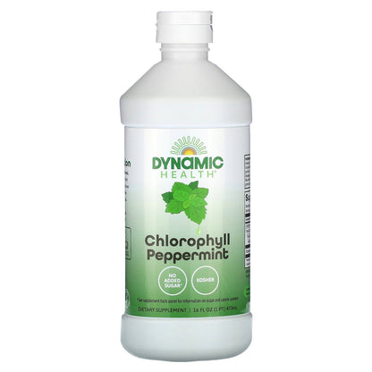 Dynamic Health, Chlorophyll, Peppermint, 16 fl oz (473 ml)