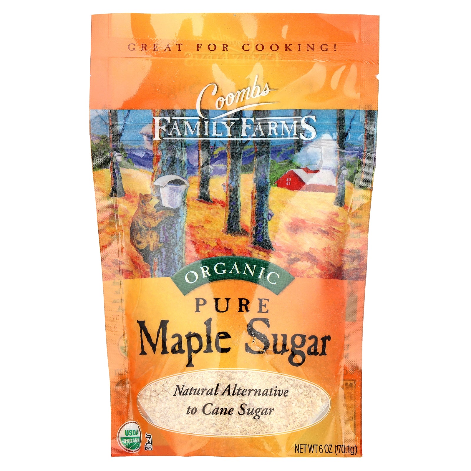 Coombs Family Farms, Organic Pure Maple Sugar, 6 oz (170.1 g)