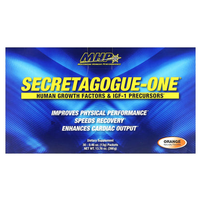 MHP, Secretagogue-One, Orange, 30 Packets, 0.46 oz (13 g) Each