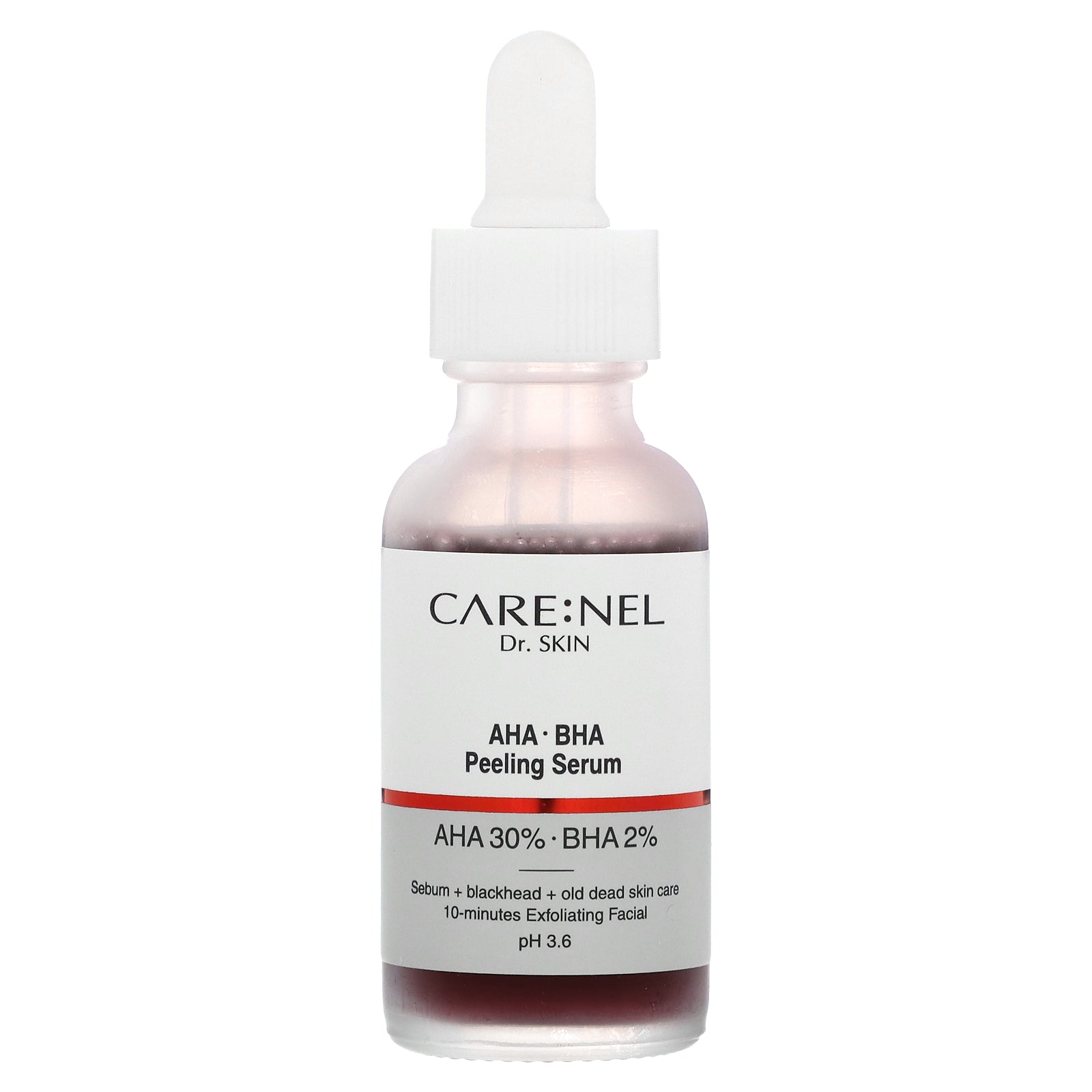 Care:Nel, AHA-BHA Peeling Serum, 1 fl oz (30 ml)