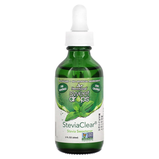 SweetLeaf Stevia, Sweet Drops, SteviaClear, 2 fl oz (60 ml)