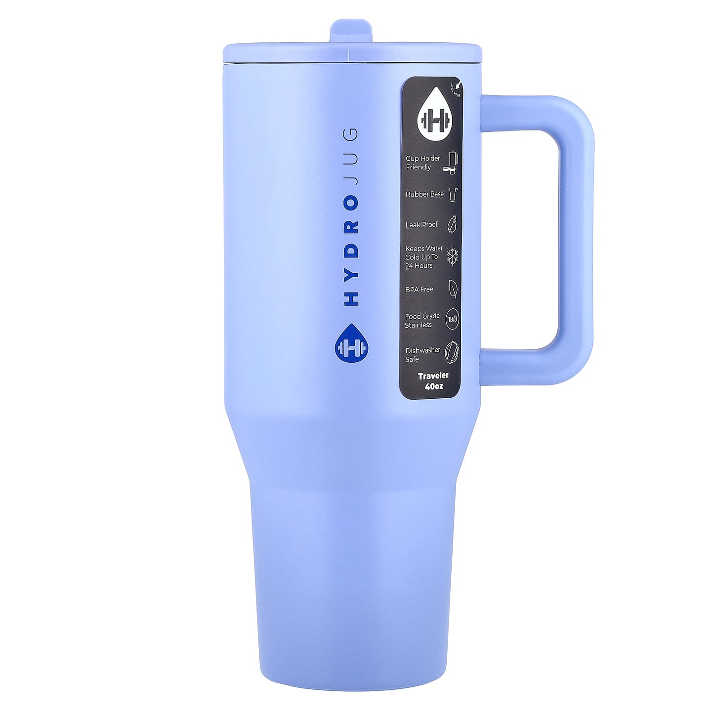 HydroJug, Traveler Tumbler, Peri, 40 oz