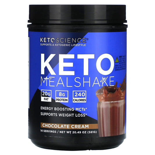 Keto Science, Keto Meal Shake, Chocolate Cream, 20.49 oz (581 g)