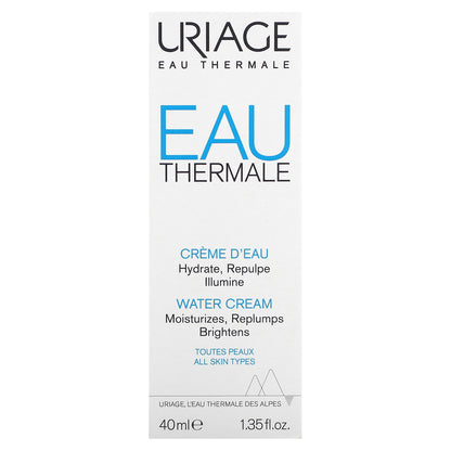 Uriage, Eau Thermale, Water Cream, 1.35 fl oz (40 ml)