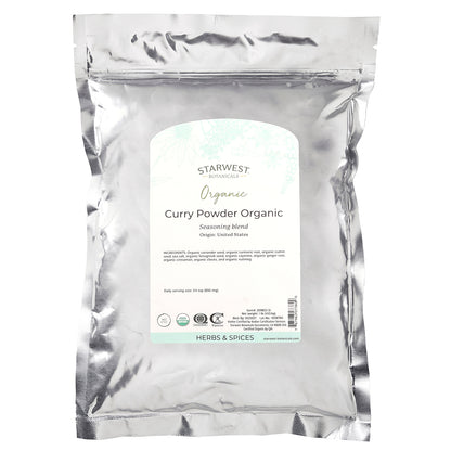 Starwest Botanicals, Organic Curry Powder, 1 lb (453.6 g)