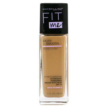 Maybelline, Fit Me, Dewy + Smooth Foundation, 220 Natural Beige, 1 fl oz (30 ml)