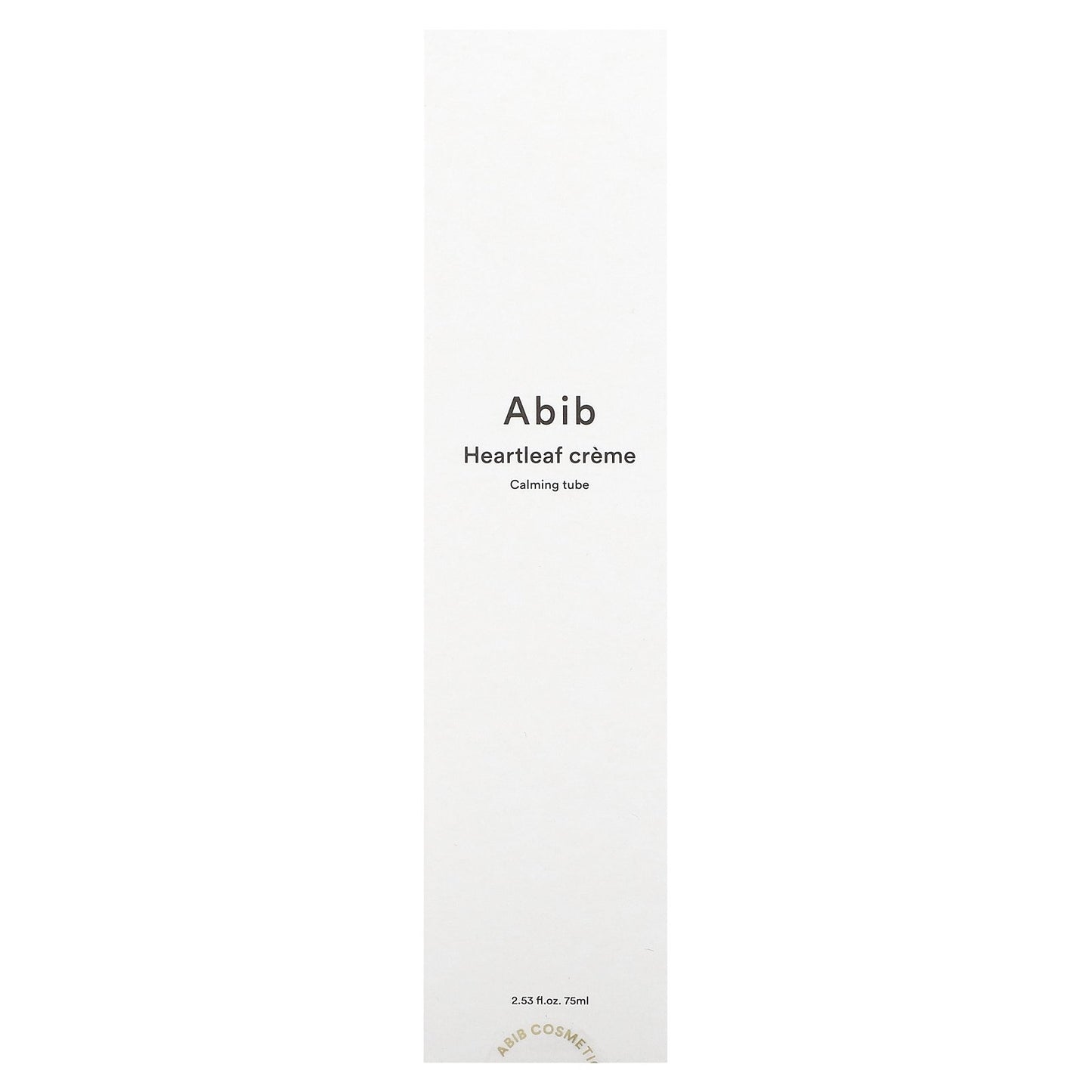 Abib, Heartleaf Cream, 2.53 fl oz (75 ml)