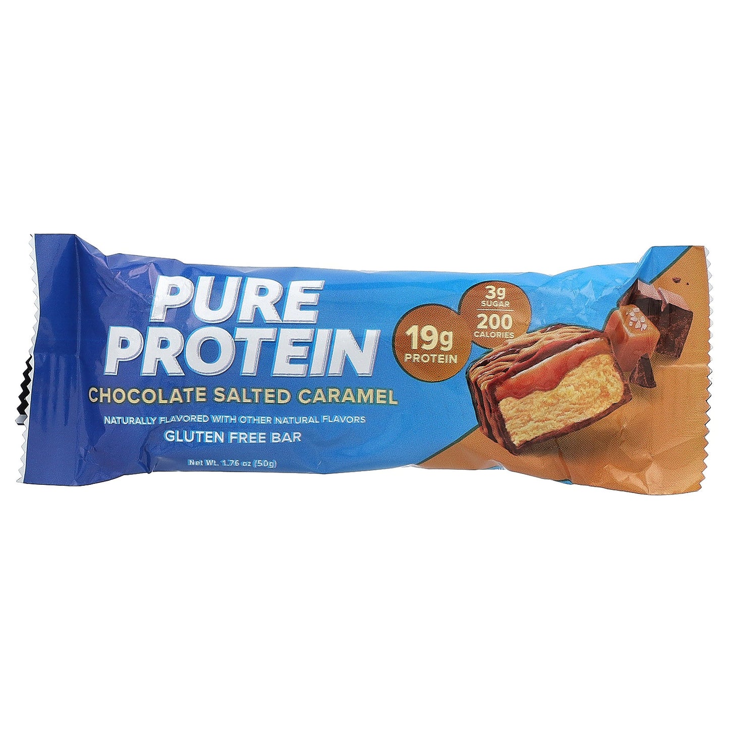 Pure Protein, Gluten Free Bar, Chocolate Salted Caramel, 12 Bars, 1.76 oz (50 g) Each