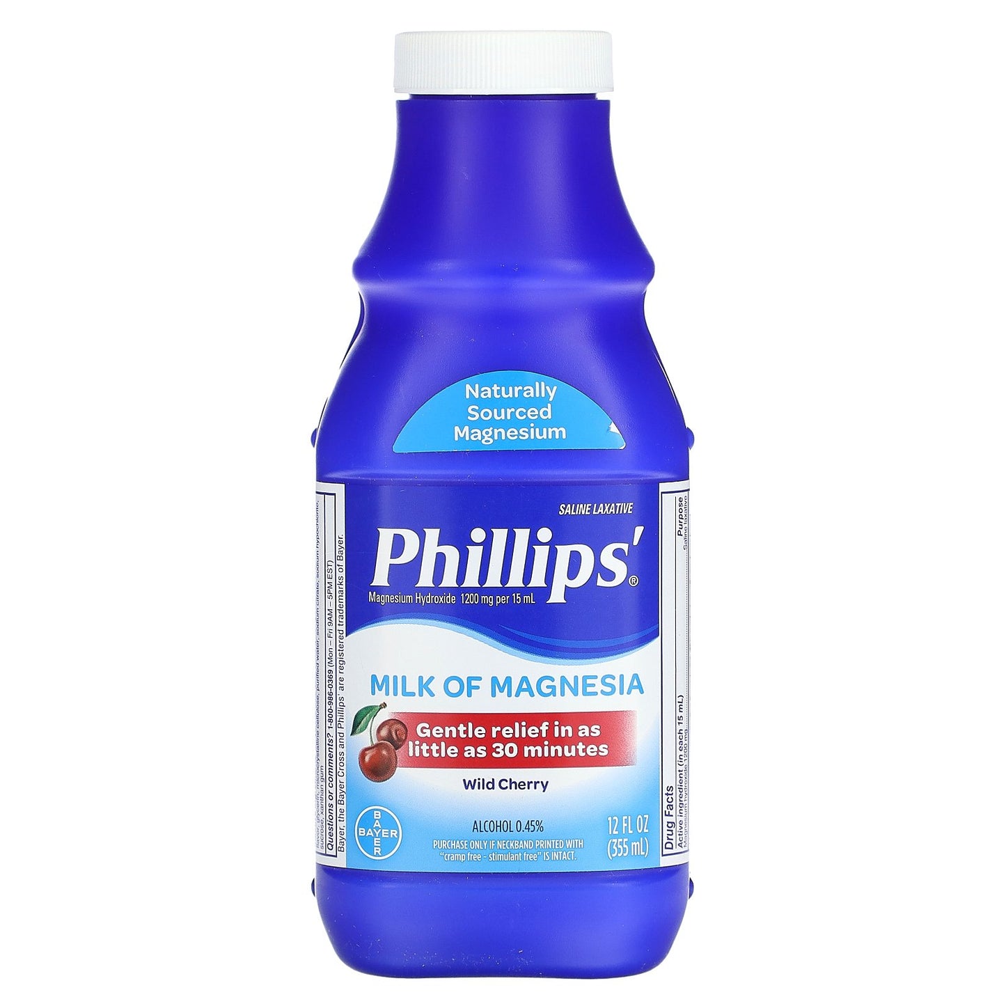 Phillip's, Milk of Magnesia, Wild Cherry, 12 fl oz (355 ml)